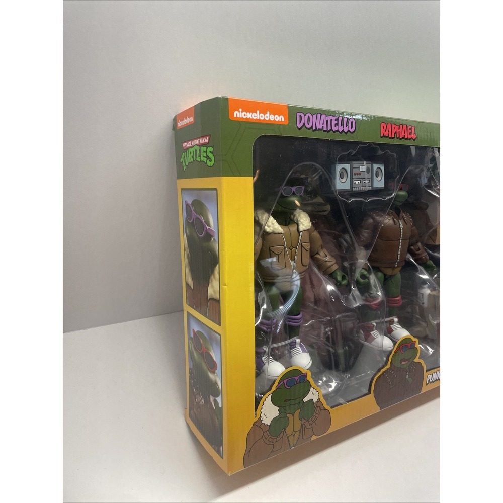 NECA TMNT Punk Disguise Turtles Haulathon 2024 Exclusive Action Figure 4-Pack ✅ - Picture 2 of 16